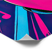 Neon Groove Collective – Psykedelisk Konst & Musik Poster (Hoek)