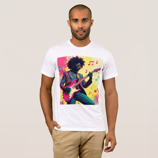 Neon Groove Collective – Psykedelisk Konst & Musik T-shirt (Voorkant volledig)