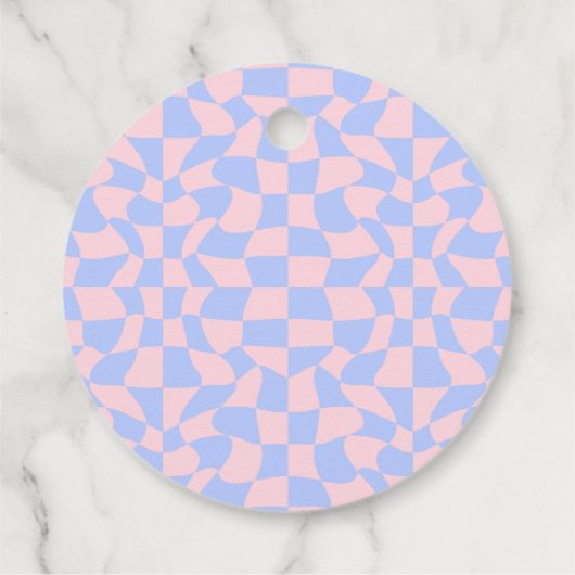 Neon Groovy Disco Ball Bedankjes Labels (Achterkant)