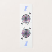 Neon Groovy Disco Ball Kaart (Buitenkant ongevouwen)