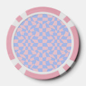 Neon Groovy Disco Ball Poker Chips (Achterkant)