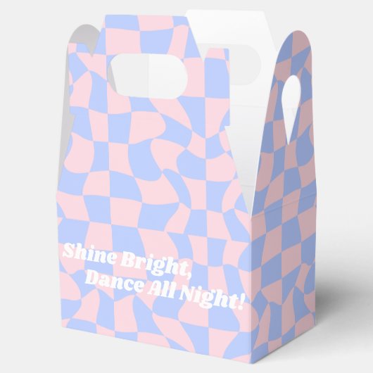 Neon Groovy Disco Bedankdoosjes (Geopend)