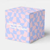 Neon Groovy Disco Bedankdoosjes (Achterkant)