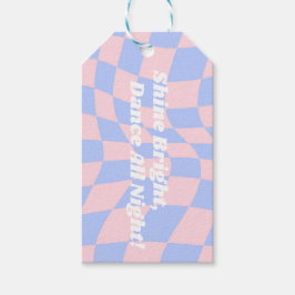 Neon Groovy Disco Cadeaulabel