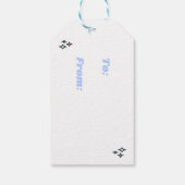 Neon Groovy Disco Cadeaulabel (Achterkant)