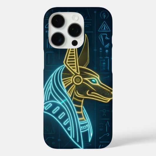 Neon Guardian: Anubis ontwaakt Case-Mate iPhone Case (Achterkant)
