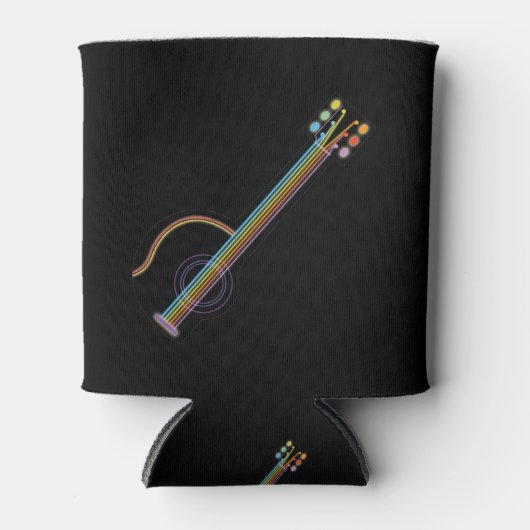 Neon Guitar Blikjeskoeler (Voorkant)