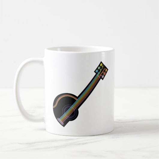 Neon Guitar Koffiemok (Links)