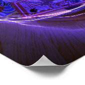 Neon Guitar Poster (Hoek)