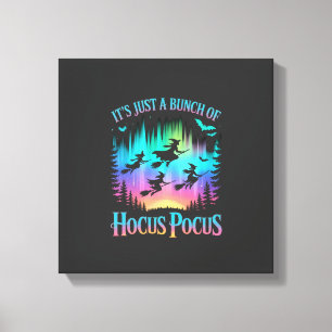 Neon Halloween Heksen Png Canvas Afdruk