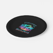 Neon Halloween heksen png Papieren Bordje (Gekanteld)