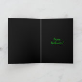 Neon Halloween Kaart (Binnen)