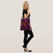 Neon Halloween Lips and Tongue Tote Bag (Op model)