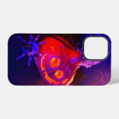 Neon Halloween pompoenen iPhone Hoesje (Achterkant horizontaal)