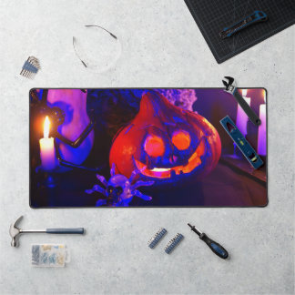 Neon Halloween pumpkins Bureaumat