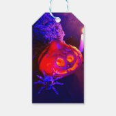 Neon Halloween pumpkins Cadeaulabel (Voorkant)