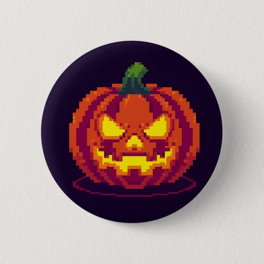 Neon Halloween Ronde Button 5,7 Cm (Voorkant)