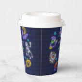 Neon Halloween Verjaardag Papieren Bekers (Rechts)