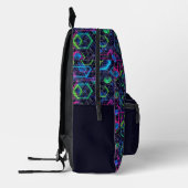 Neon Halos Combi Bedrukte Rugzak (Links)