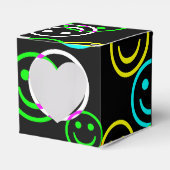 Neon Happy Face Collage Gift Box Bedankdoosjes (Voorkant Zijde)