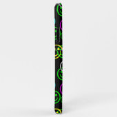 Neon Happy Face iPad hoesje (Achterkant/rechts)