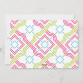 Neon Happy Joy Typografie-kerstfotokaart Feestdagenkaart (Achterkant)