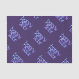 Neon Happy Nieuwjaar Tissuepapier