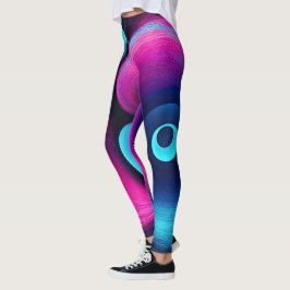 Neon Harmony: Een moderne interpretatie van Yin Ya Leggings