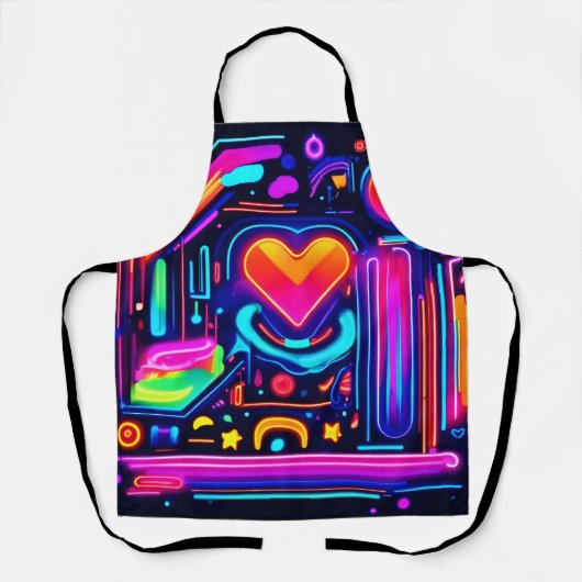 Neon Hart Chaos Schort (Voorkant)