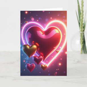 Neon Hartelijke Moederdagkaart Kaart