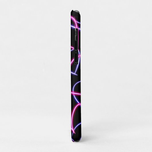 Neon Harten Case-Mate iPhone Case (Achterkant/links)