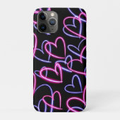Neon Harten Case-Mate iPhone Case (Achterkant)