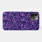 Neon Harten Case-Mate iPhone Case (Achterkant (horizontaal))