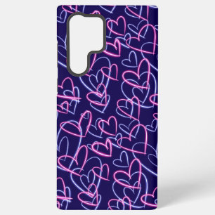 Neon Harten Samsung Galaxy Hoesje