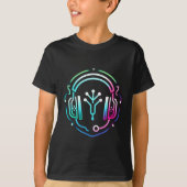 Neon-headset T-shirt (Voorkant)