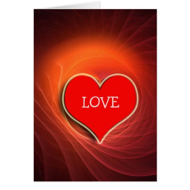 Neon Heart Card (Voorkant)