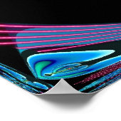 Neon Heart Poster (Hoek)