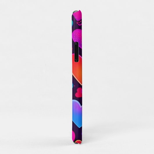 Neon Heart Symphony Case-Mate iPhone Case (Achterkant/rechts)