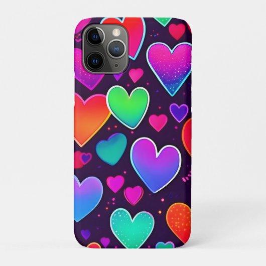 Neon Heart Symphony Case-Mate iPhone Case (Achterkant)