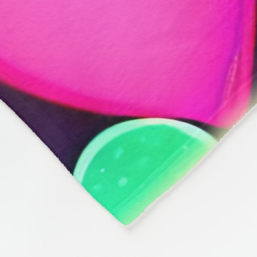 Neon Heart Symphony Fleece Deken (Hoek)