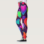 Neon Heart Symphony Leggings (Links)
