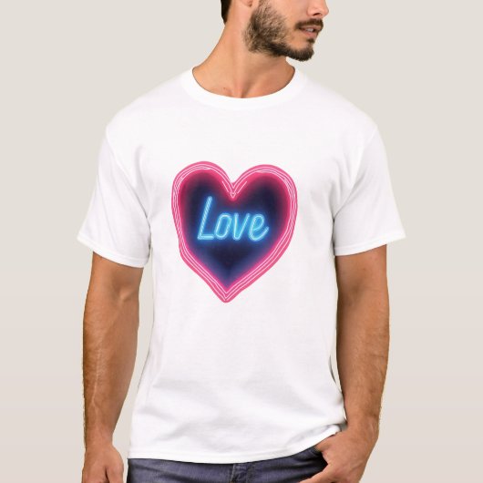 Neon Heart T-shirt (Voorkant)