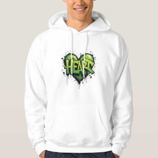 Neon Heartbeat Hoodie (Voorkant)