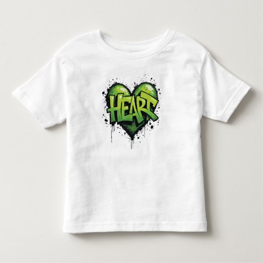 Neon Heartbeat Kinder Shirts (Voorkant)