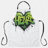 Neon Heartbeat Schort (Voorkant)
