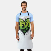 Neon Heartbeat Schort (Gedragen)