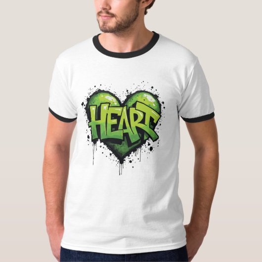 Neon Heartbeat T-shirt (Voorkant)