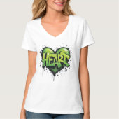Neon Heartbeat T-shirt (Voorkant)