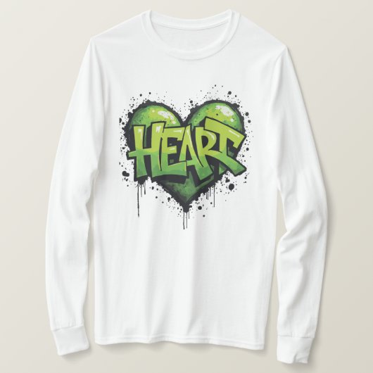 Neon Heartbeat T-shirt (Design voorkant)