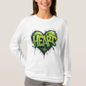 Neon Heartbeat T-shirt (Voorkant)